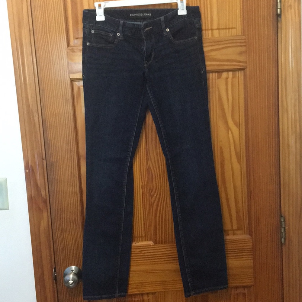 Dark denim